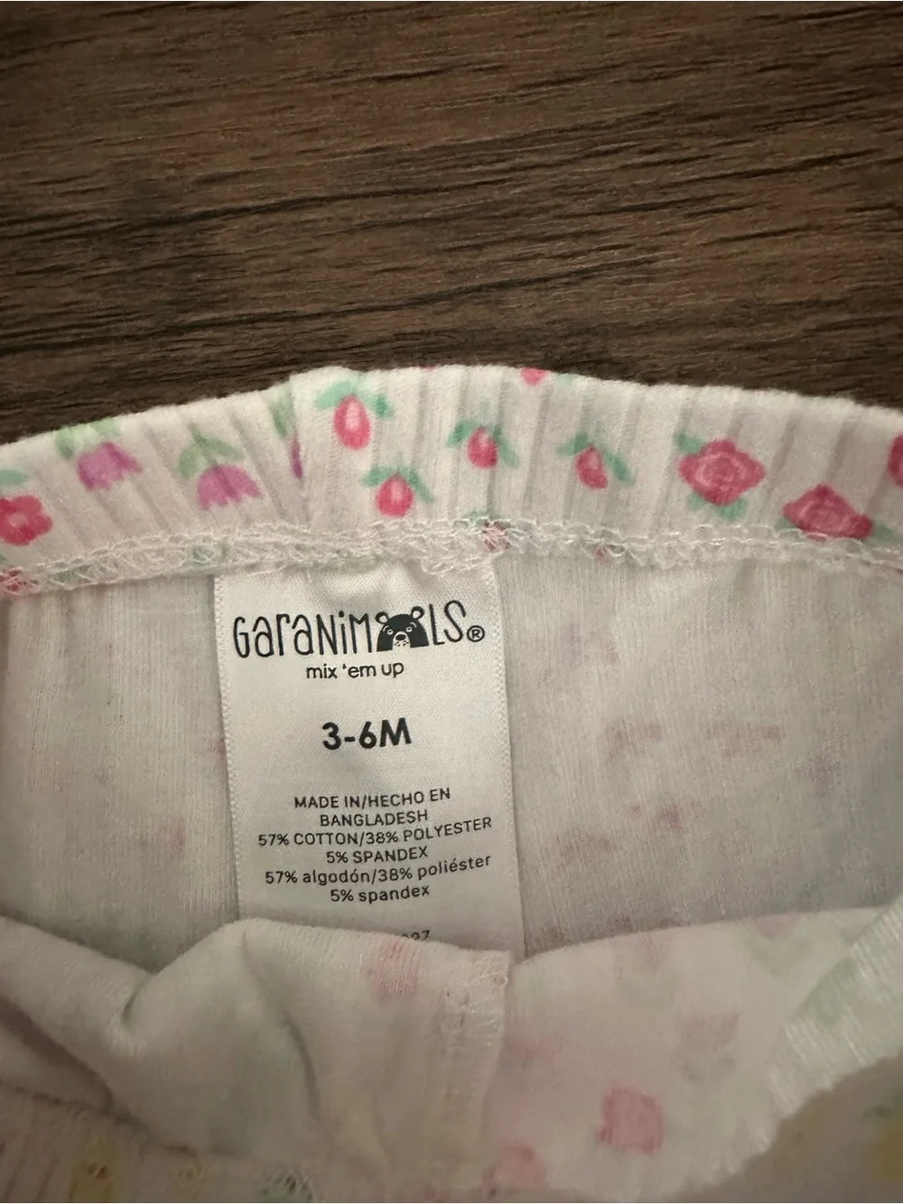 Girls' Garanimals Ruffle Elastic Waist Shorts 3-6M Set of 3